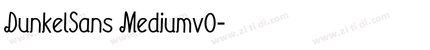 DunkelSans Mediumv0字体转换 DunkelSans Mediumv0字体转换